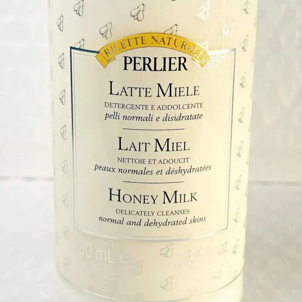 PERLIER Set of 2x Honey Milk Lait Miel Cleanser Sensitive Skin 250ml Sealed